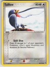 Pokemon TCG Taillow Common Delta Species 86/113 on eBay