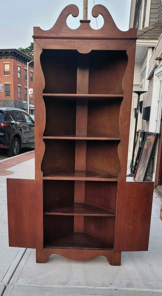 Armario esquinero armario caoba maciza Foto 3 de 4