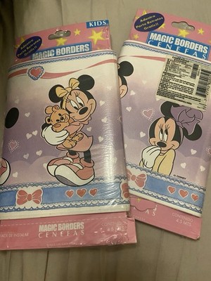 2 x Cambridge Studios Disney Minnie Mouse Magic Borders Tapeten Bordüre Rolle