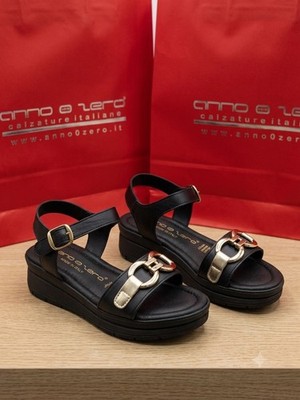 Anno Zero Damen Sandalen Echtleder Made in Italy