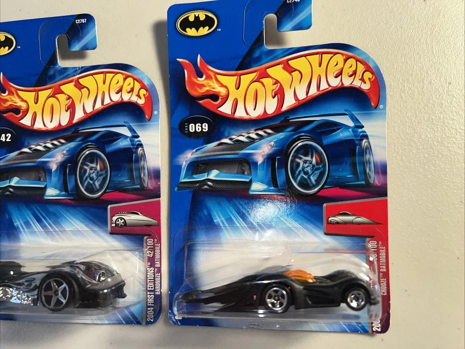 3 Lot of Hot Wheels 2004 First Editions - Batmobile, Hardnoze Batmobile, Crooze - Image 4 of 4