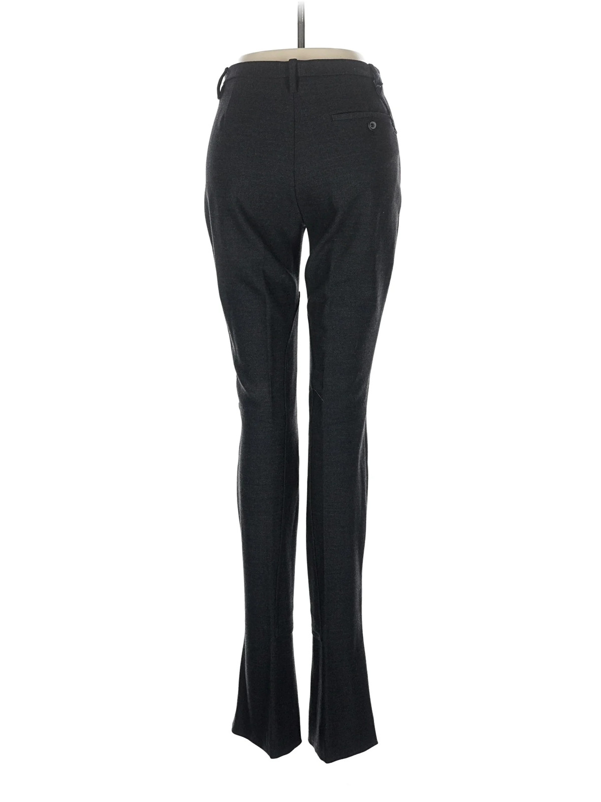 Prada Women Black Wool Pants 38 italian thumbnail 2