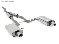  Edelstahl Duplex Sport-Anlage Audi A4 Cabrio B6/B7 1.8l quattro je 100mm