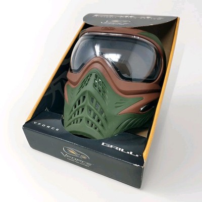 V-Force Grill Paintball Mask/Goggle Special Color Brown on Olive VForce Vision