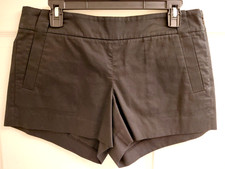 J. Crew Black Women's Cotton Chino Shorts Size 8 & Free Beauty Item