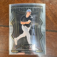 Panini 2025 Select Phenomenon Noah Schultz #14 Chicago MLB Baseball Card