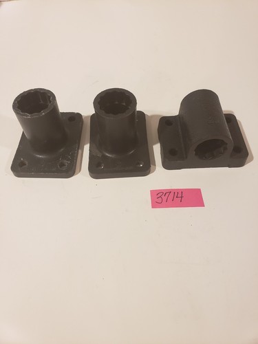 ATTWOOD/ROBERTS NOS ROD HOLDER BASE LOT OF 3 FISHING