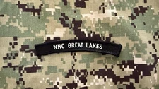 USN Navy Rocker UIM  / NHC GREAT LAKES  Naval Health Clinic