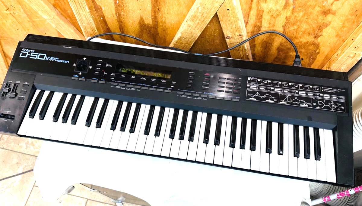 【現状格安品 Roland / ローランド D-50シンセサイザー ジャンク品 Roland D 50 Synthesizer for sale - eBay