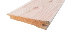 Keilst&uuml;lpschalung, europ. L&auml;rche, 15/26x146mm, L&auml;nge 5,00m, gehobelt, A/B
