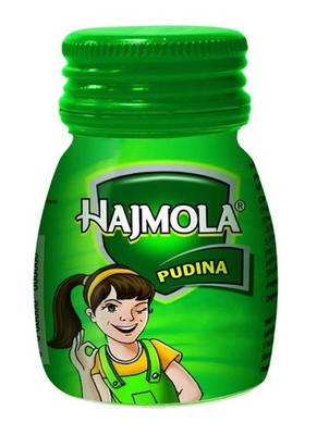 Dabur Hajmola Pudina Tabletten - 120 Tabs Tabletten für eine verbesserte Verd...