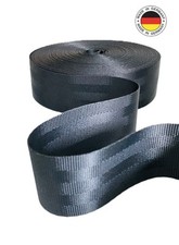Polyester Gurtband 50mm Schwarz | Hochfest | Meterware f&uuml;r Zurrgurte,Outdoor,DIY