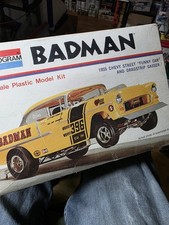 Monograma BADMAN 55 Sin Construir Abierto Colección Tom Daniel ORIGINAL 1973 Modelo Kit