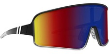 Blenders Eclipse Polarized Matte Black Shield Sunglasses - 20600980799FG