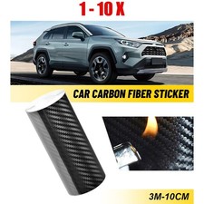 1-10x Premium Carbon Fiber Vinyl Wrap Film Sticker Bubble Free Air Release 10ft 1-10x Premium Carbon Fiber Vinyl Wrap Film Sticker Bubble Free Air Release 10ft