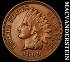 1909 Indian Head Cent- Choice Gem Brilliant Uncirculated+++ Luster #J117
