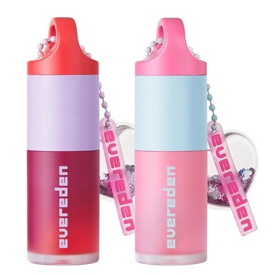 Tinted Non Lip Gloss Kit: Ruby Red & Sakura Pink - Non Makeup Kit for Girls -...
