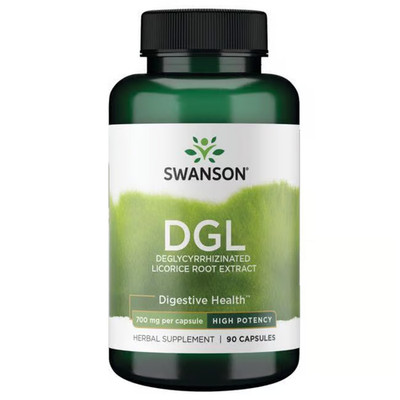 DGL Deglycyrrhizinierter Süßholzwurzelextrakt 700 mg 90 Kapseln Swanson Health P