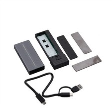 10Gbps Mobile External SSD Adapter Case Dual-in-One Design Hub Hdd Enclosure