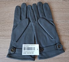 Bundeswehr Handschuhe, Leder, grau, gef&uuml;ttert Gr: 8, Neu, 09/04,  Original