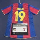 Lionel Messi Lamine Yamal Dual Signed Barcelona Nike Soccer Jersey ICONS LOA COA
