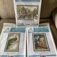 3 Cross Stitch Kits New