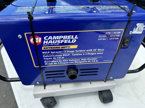 Campbell Hausfeld HVLP paint sprayer System HVLP. Works_No Hose 6 PSI 65 CFM
