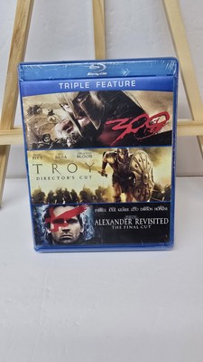 300 ,Troy ,Alexander Revisited Blu-ray Triple Feature Mythical Roman Sealed 
