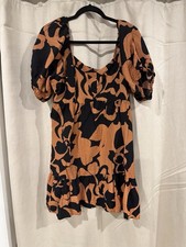Nine West Retro Floral Dress XXL