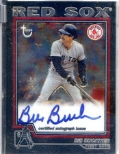2004 Topps Retired Signature autograph  Bill Buckner TA-BB chrome uncirculated