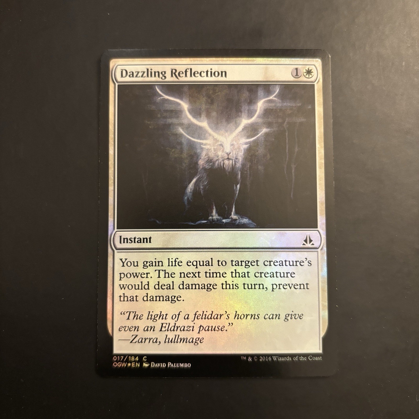 Dazzling Reflection 017/184 Oath of the Gatewatch Foil