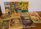 Vintage Comic Books Lot Of 18 Batman Archie Casper Roadrunner Flintstones DC