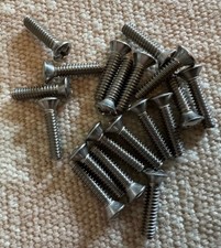 19 Single Coil Pickup Switch Phillips Oval Head Screws Fender Strat Tele 5/8
