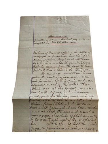 RARE 1881 Pair of RAILROAD MORTGAGES IN MEXICO Letters {2 Diff. Letters} Scarce - Bild 5 von 7