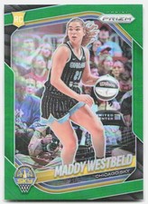 2025 Panini Prizm WNBA #138 Maddy Westbeld Green Prizms Chicago Sky