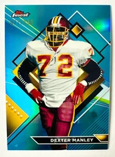 2023 Topps Finest Composite Dexter Manley BLUE Refractor SP #/150 Redskins!