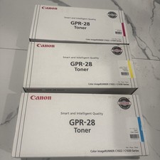 Canon GPR-28 Toner Cartridge Set Yellow Magenta Cyan for C1022 Series New