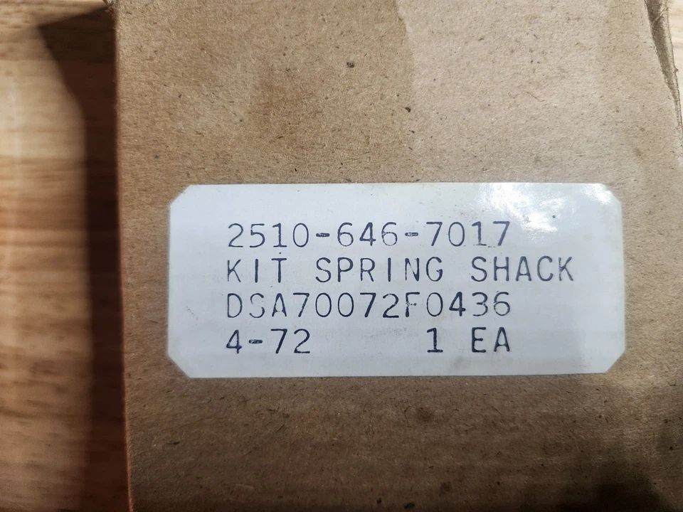Jeep Spring Shackle Kit New Old Stock MB, CJ2A, CJ3A, CJ3B, CJ5, CJ6, M38 802061 - Image 4 of 4