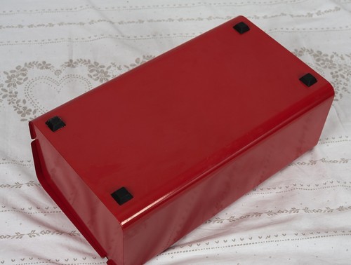 Swan Retro Red 3 Piece Breadbin Storage Set for Tea Coffee & Sugar America Diner - Picture 5 of 10