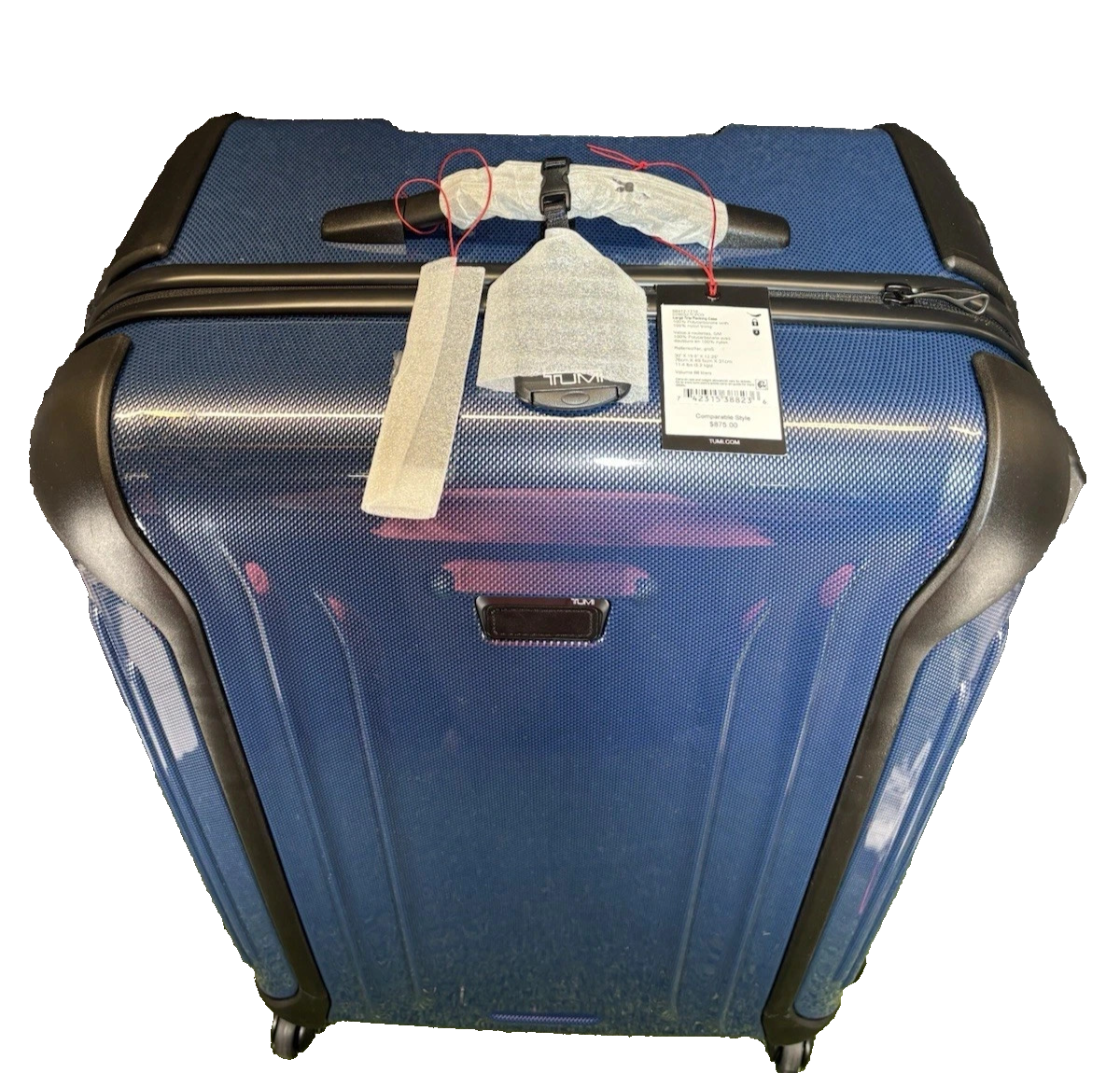 Tumi Vapor 30” Large Trip Packing Case Hard Spinner Luggage Blue