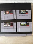 Super Nintendo SNES Sports Games (4 Cartridges)