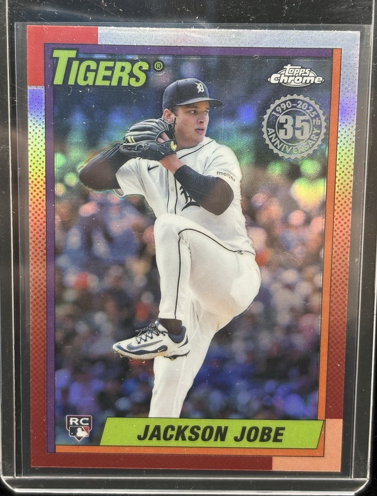 2025 Topps Chrome Update Jackson Jobe 1990 Refractor #90CU-17 Tigers