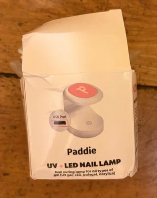 Portable pocket small UV nail light with charging cable - Image 1 of 4