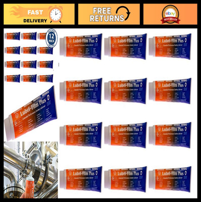 Lubri-Film Plus 4 oz Tubes - Pack of 12, Multi-Purpose Lubricant for Maintenance