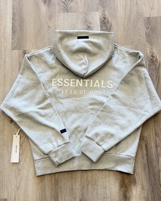 Fear of God Essentials Metallic Heatherstone Hoodies Zipups-(XS-XL)