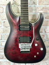 Schecter C-1 FRS Platinum 2024 - Crimson Red Burst