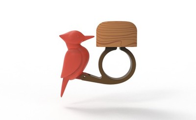 Winkee- Fahrradklingel Vogel