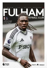 * 2025/26 - FULHAM HOME PROGRAMMES - CHOOSE FROM LIST *