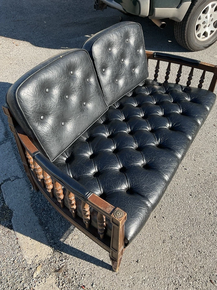 Sofá de banco Sears Roebuck años 60-70 en excelente estado Foto 3 de 4