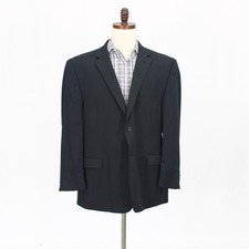 Pronto Uomo 50R Gray Sport Coat Blazer Jacket Solid 2-Button Wool